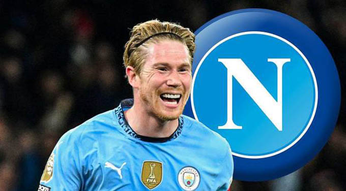 Kevin De Bruyne ký hợp đồng với Napoli sau 10 năm gắn bó với Man City